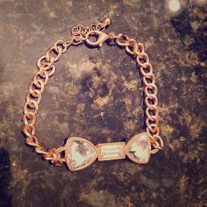 Guess bow rose gold bracelet